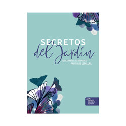 Titelseite der spanischen Aussaatanleitung Secretos del Jardín, Band 1: Aussaat aus Samen