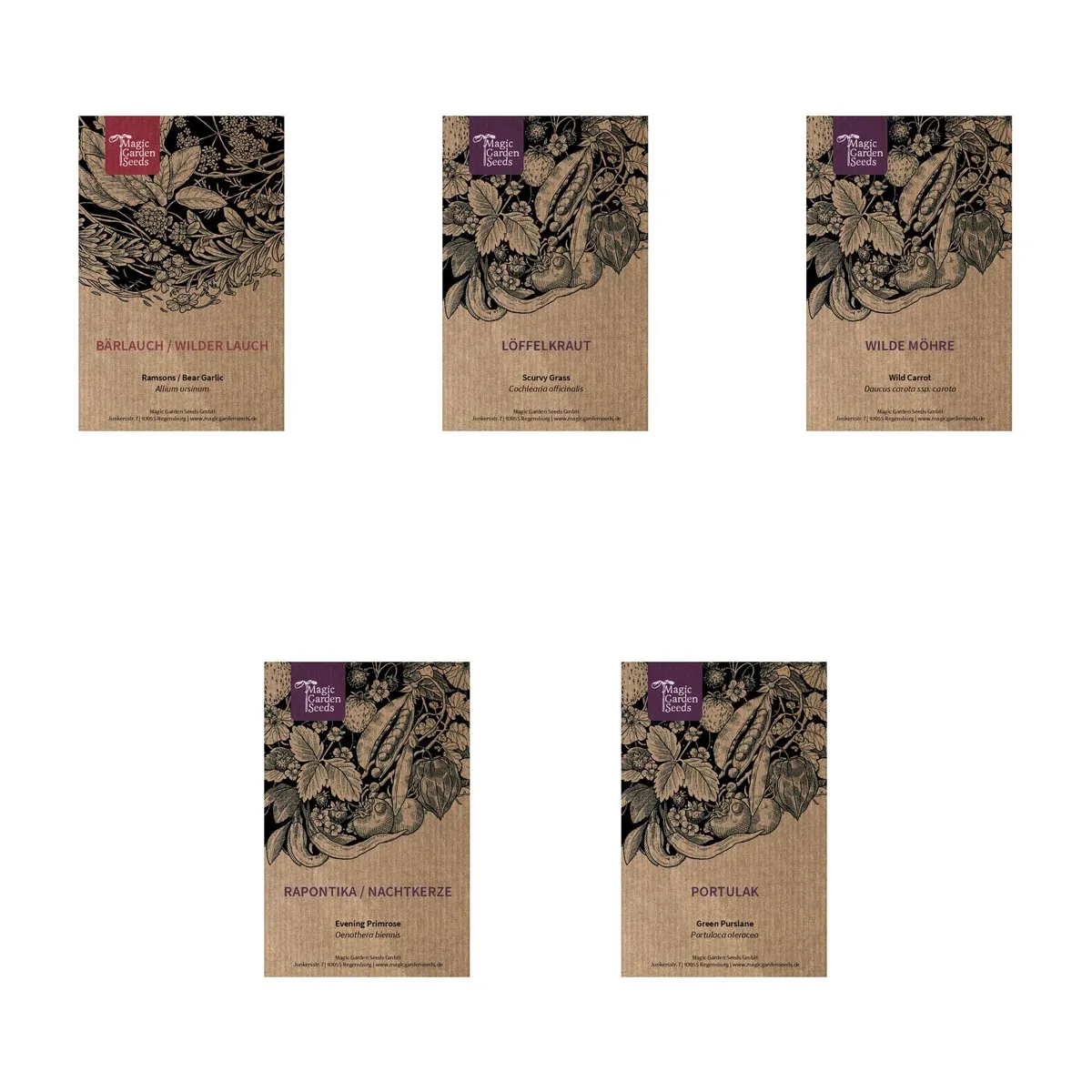 Essbare Wildpflanzen - Samen-Geschenkset