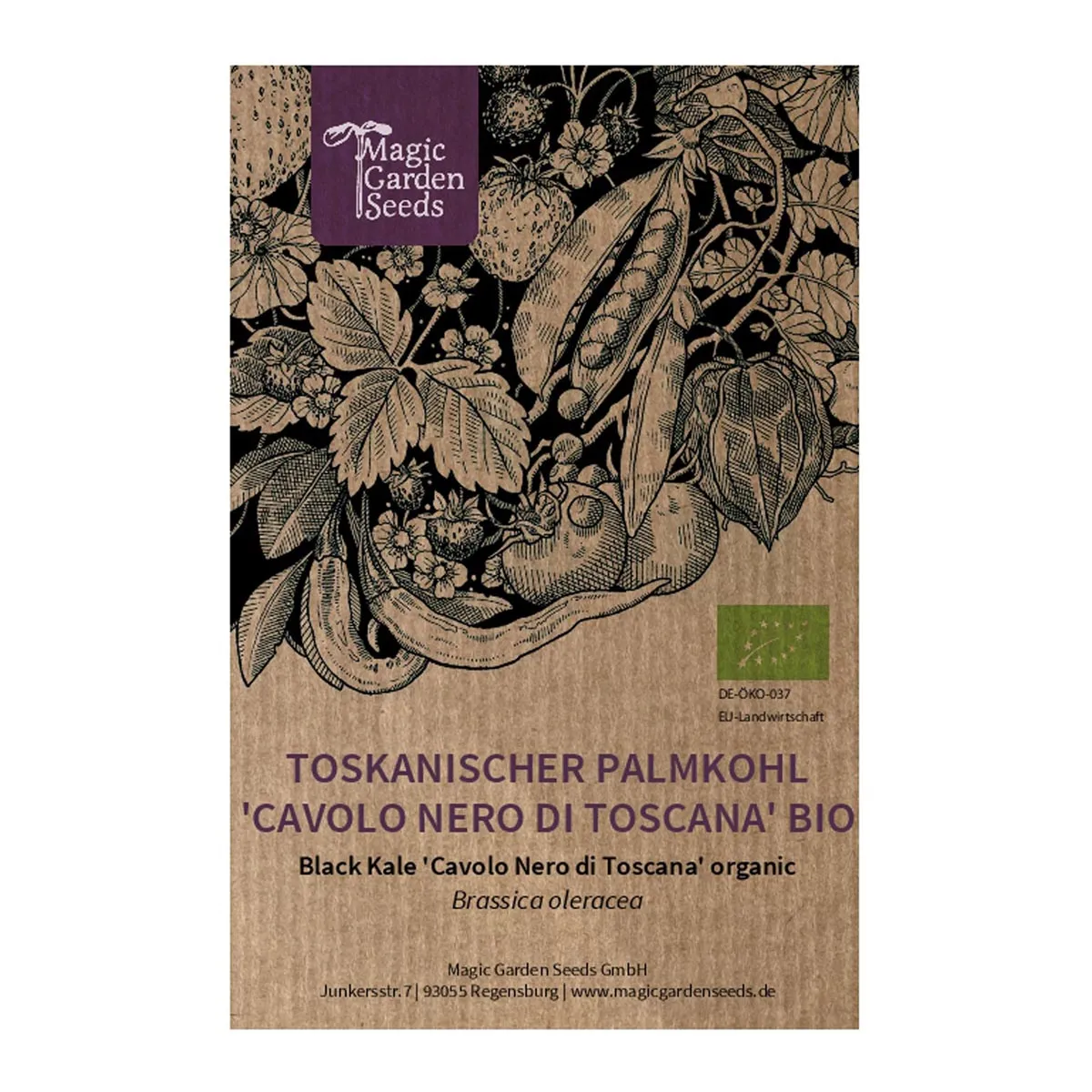 Toskanischer Palmkohl 'Cavolo Nero di Toscana' (Brassica oleracea) Bio Saatgut