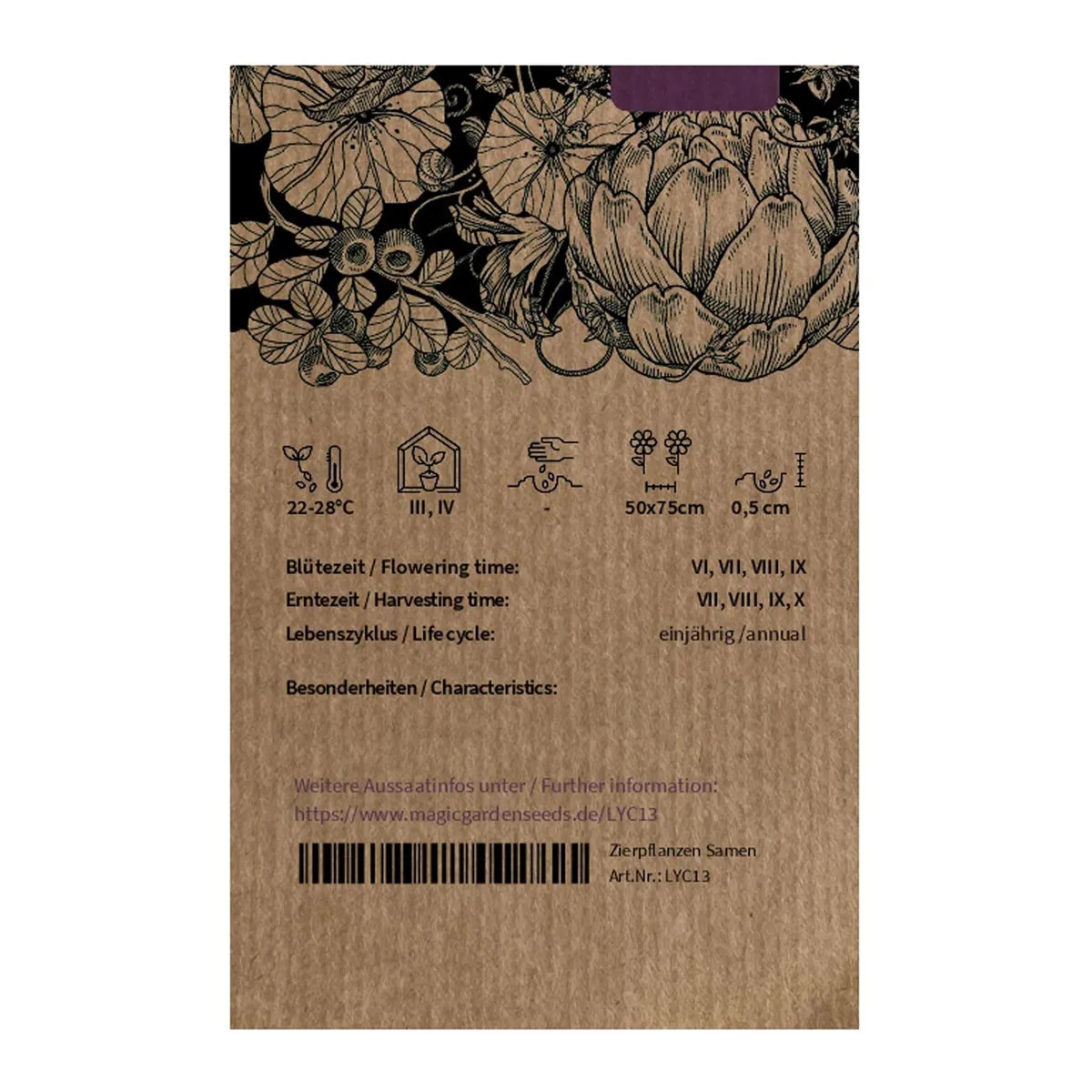 Gestreifte Tomate 'Grünes Zebra' (Solanum lycopersicum) Samen