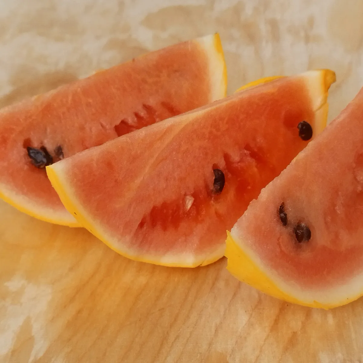Gelbe Wassermelone 'Golden Midget' (Citrullus lanatus) Samen