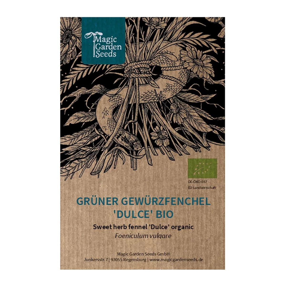 Grüner Gewürzfenchel 'Dulce' (Foeniculum vulgare) Bio Saatgut
