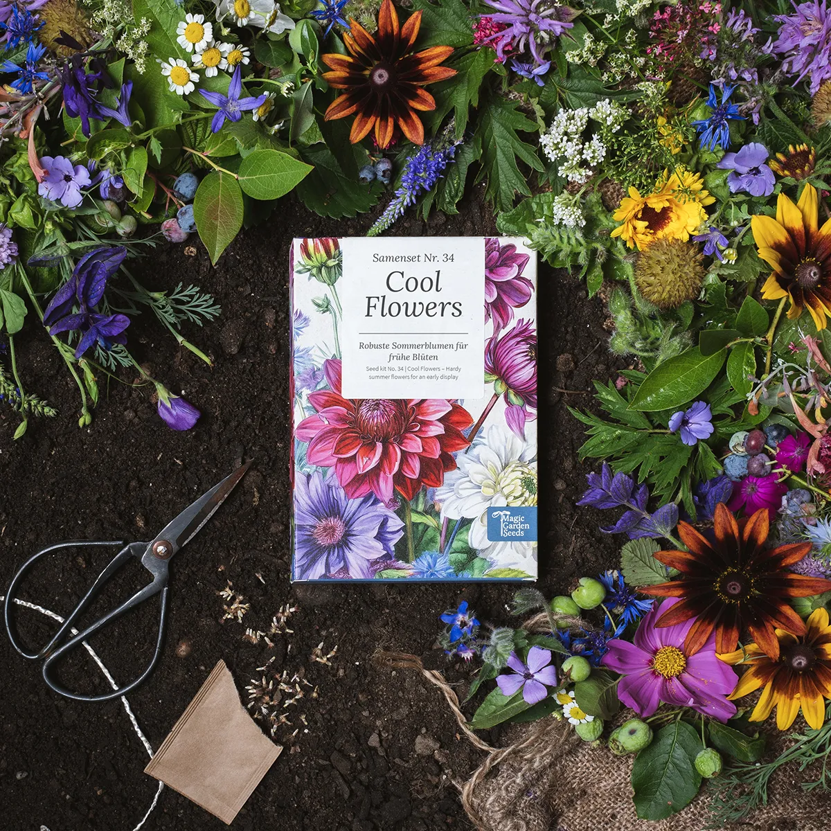 Cool Flowers - Robuste Sommerblumen für frühe Blüten - Samenset Nr. 34