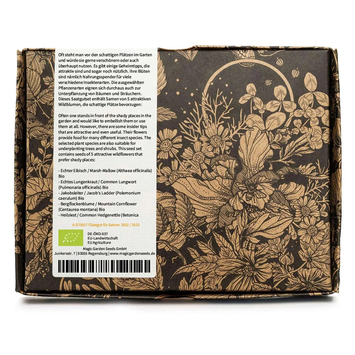 Blühende Schönheiten für den Schatten (Bio) - Samen-Geschenkset