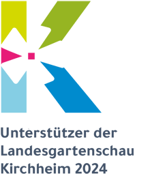 Logo der Landesgartenschau in Kirchheim 2024